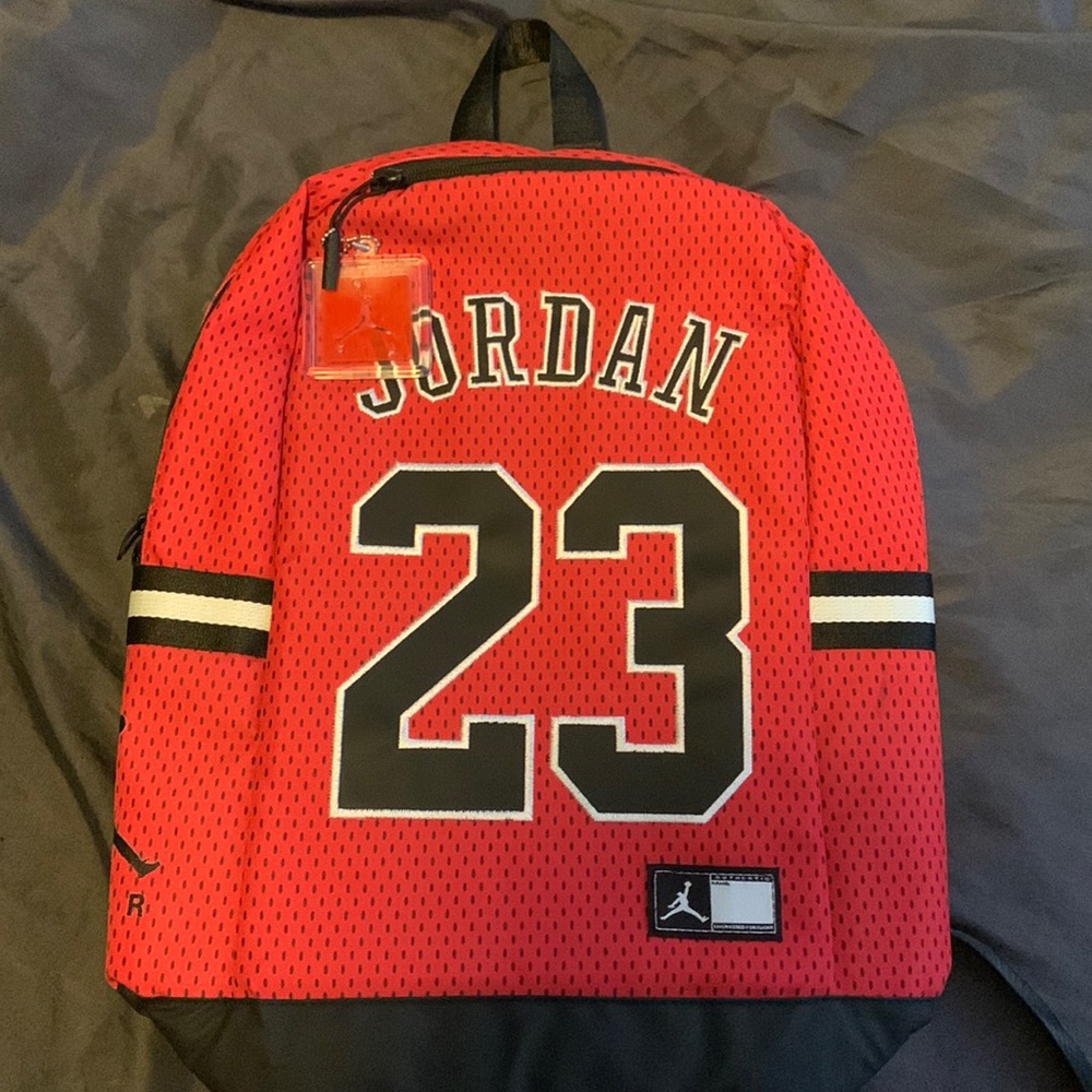 JORDAN 23 BACKPACK RED AND BLACK